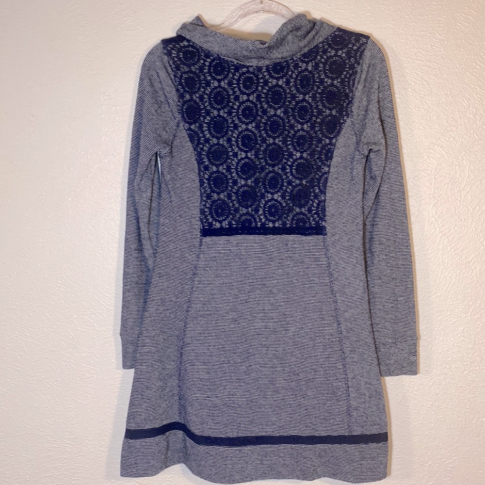 M Paper Crane Cowl Tunic Sweater Dress